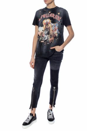 T-shirt z dziurami, zdjęcie 2 T-shirt z dziurami od Dsquared2